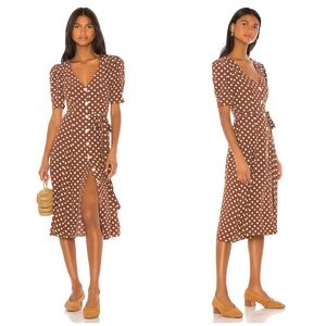 NWOT LPA Bambina Dress In Annette Dot Size XS Revolve